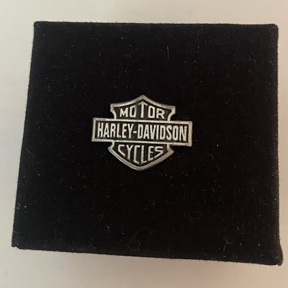 Harley-Davidson Silver Ring with White Stones - Picture 6 of 6